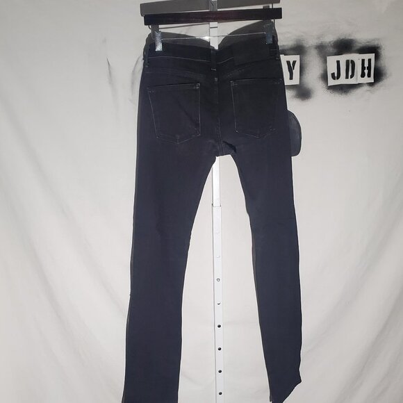 Naked & Famous Skinny Guy Jeans 31W -Painted- Destroyed-- Japanese raw denim - Picture 7 of 16